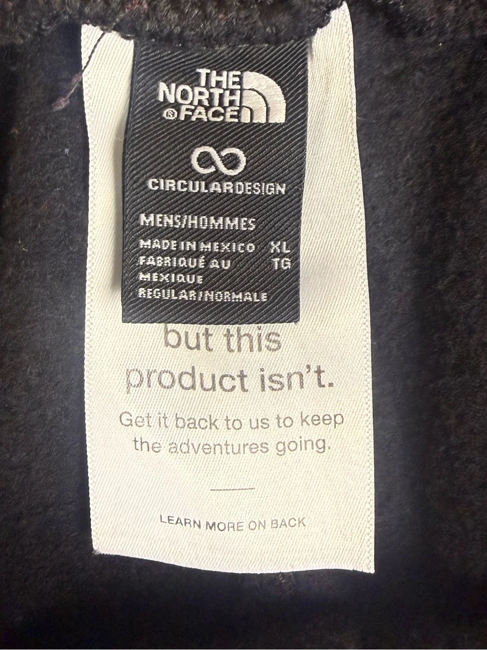 The North Face Men’s XL Black Fleece Jogger Sweatpants Drawstring Logo